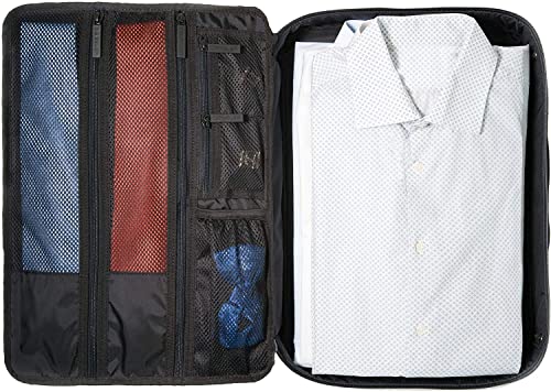 DEGELER® Hemdentasche für knitterfreie & faltenfreie Hemden & Blusen - mit Fächer für Krawatten, Fliegen | Reisezubehör für Kleidertasche, Kleidersack & Organizer | Ideal fürs Handgepäck | Schwarz DEGELER® Hemdentasche für knitterfreie & faltenfreie Hemden & Blusen - mit Fächer für Krawatten, Fliegen | Reisezubehör für Kleidertasche, Kleidersack & Organizer | Ideal fürs Handgepäck | Schwarz