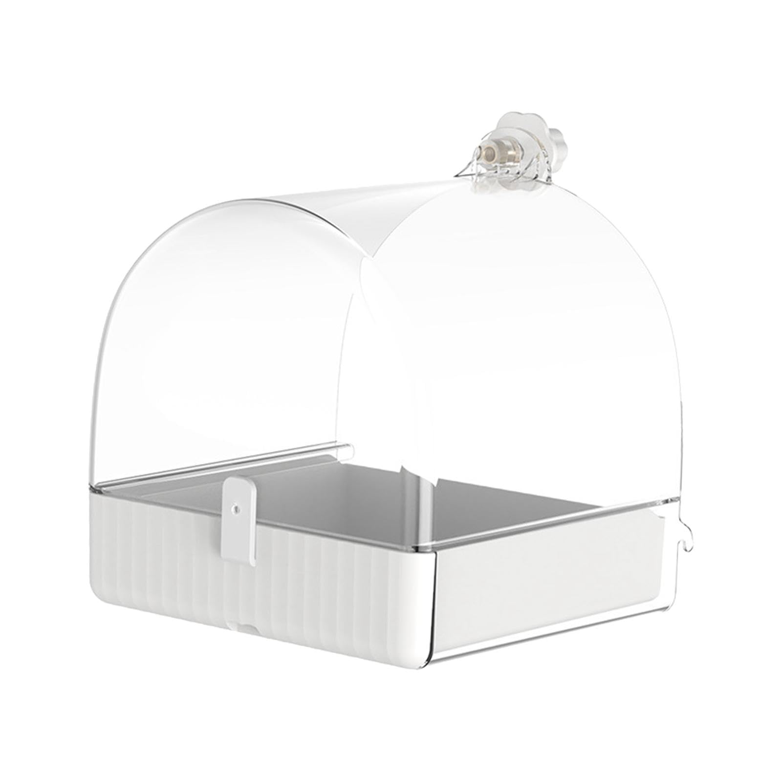 Bird Bath Cage Dustproof Bird Cage Bathtub Box for Macaw Bluebirds Lovebirds-image-48