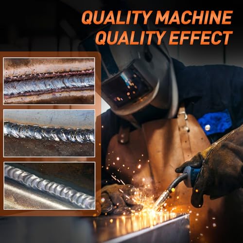OFRAP MIG Welder 140A, Flux Core MIG/Stick/Lift TIG 3 In 1 Welding Machine with Synergy, IGBT Inverter 110V Portable Gasless Welder for Home/Garage User, Come with Welding Wire - Image 7