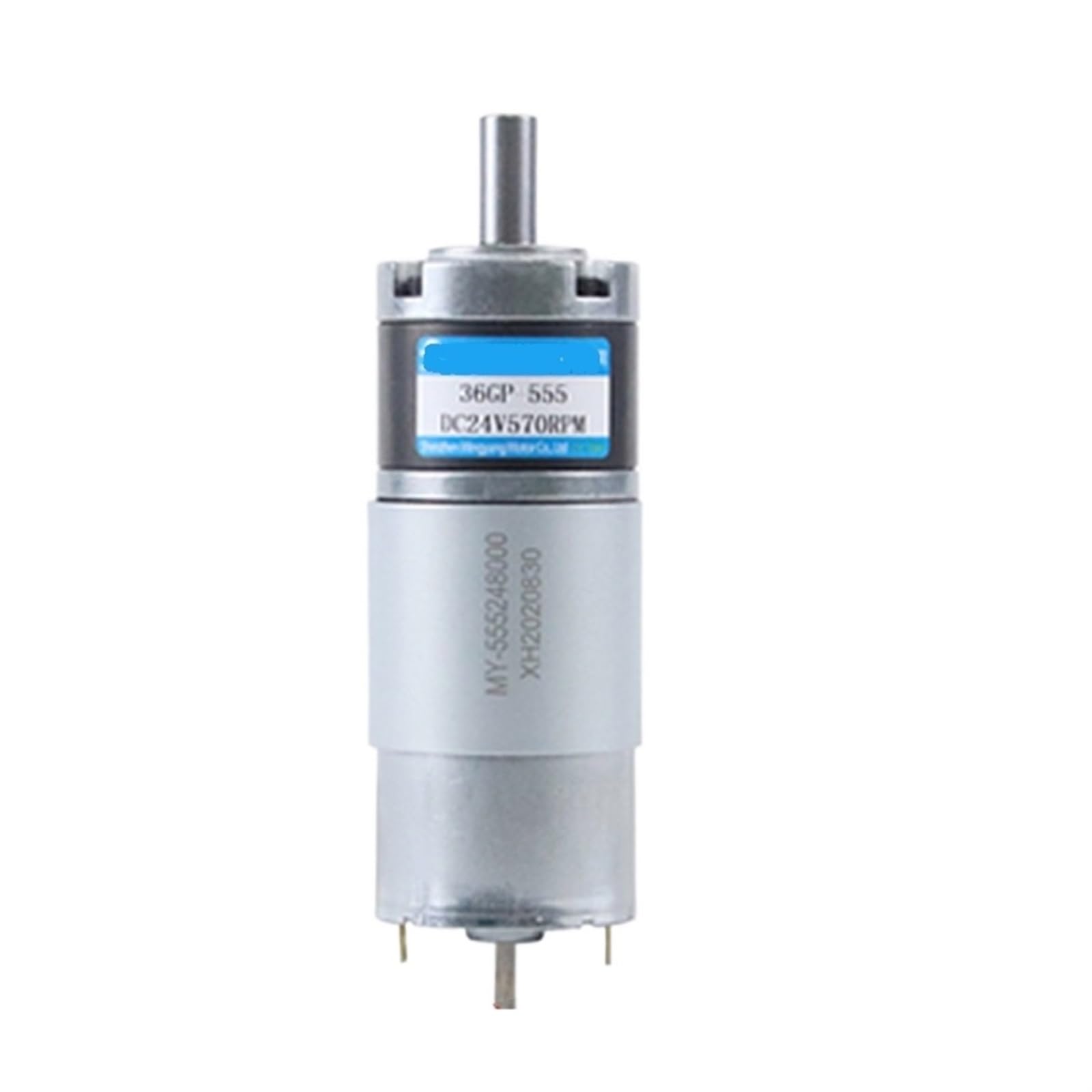 GNQUKEBWH 12V 24V 15W Planetary Gear DC Reduction Motor 36MM Large Torque 36GP-555 Small(8mm only Motor,12V 58RPM)