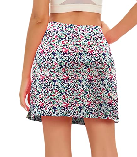 Image of Oyamiki Women's Active Athletic Skort Lightweight Tennis Skirt Perfect for Running Training Sports Golf