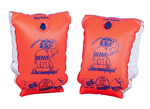 Happy People BEMA Original Schwimmflügel orange Größe 0 11-30 kg 1-6 Jahre (3er Pack)