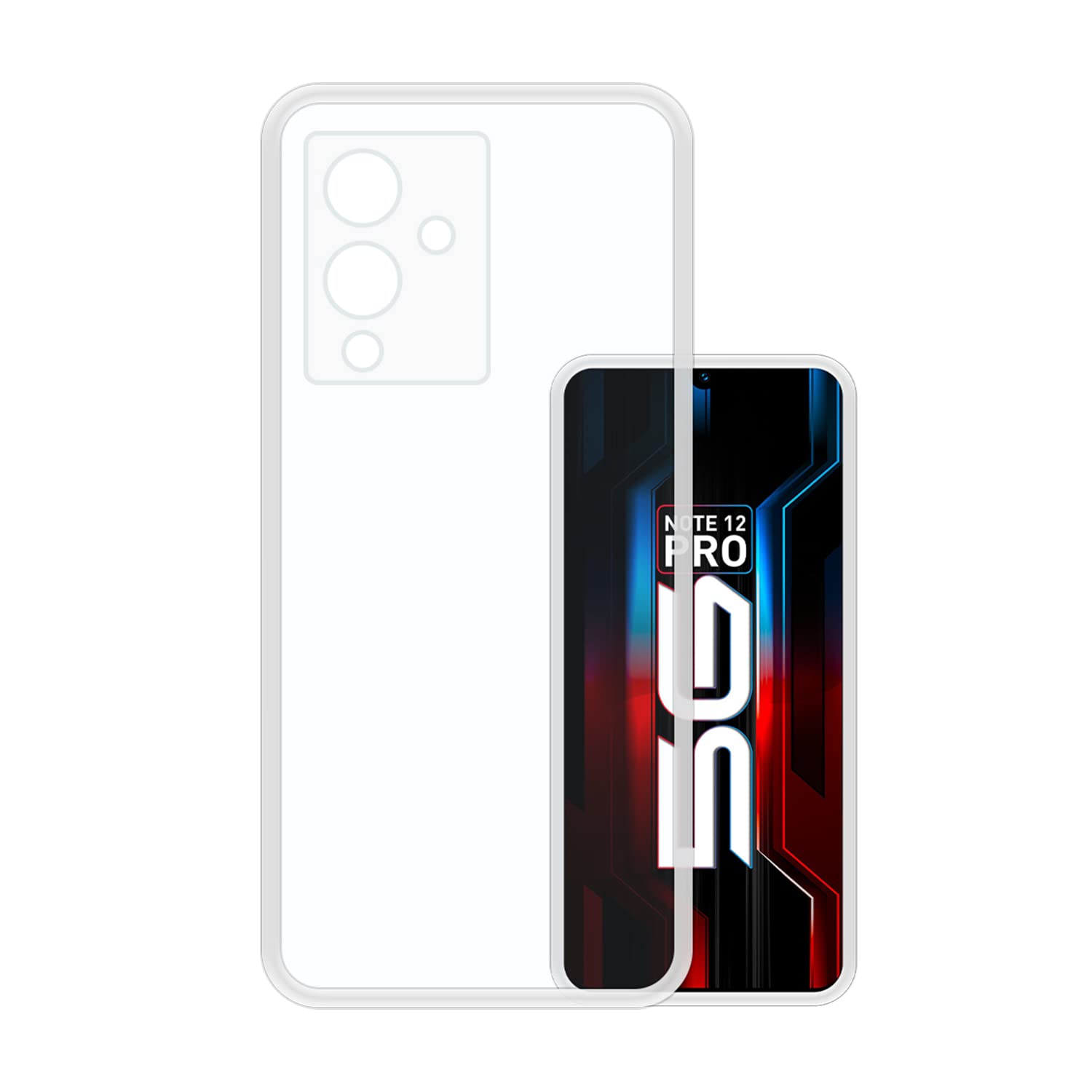 VIDO Transparent Back Case Cover for Infinix Note 12 Pro 5G (Soft & Flexible & Camera Protection Back Case) (B0BDGB6Z44) Amazon Price History, Amazon Price Tracker