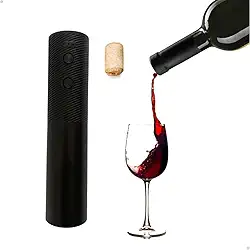 Abridor de Vinho Elétrico Recarregável USB – Saca-rolhas Automático & Potente, sem Pilhas, com Luz LED, Design Moderno e Fácil Uso para Garrafas de Vinho