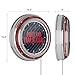 NBA Chrome Double Rung Neon Clock - Fade - Portland Trailblazers