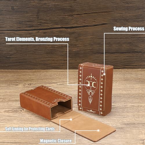 TOLIDA PU Leather Tarot Cards Box - Image 4