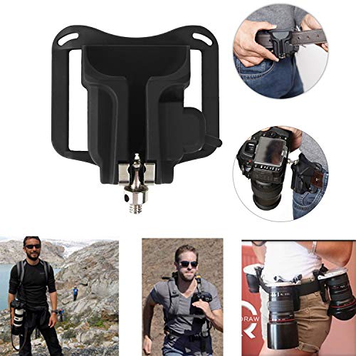 Camera Holster Holder Camera Waist Belt Clip Fast Loading Strap Buckle Quick Shoot