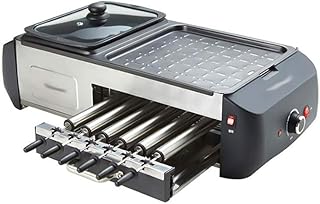 review UXZDX CUJUX Multifunctional Electric Griddle Hot Pot Amp; Barbecue Grill All in One Machine Household Elecitrc BBQ Furnace