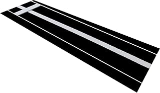 Premium Artificial Grass Synthetic Turf 10 Feet X 3 Feet Black Softball Pitching Mat or Baseball ...