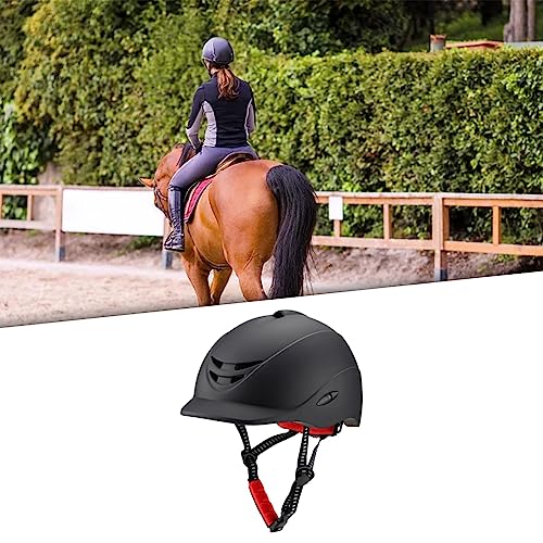 Casque d'équitation unisexe ajustable et compact pour cavalier - 5