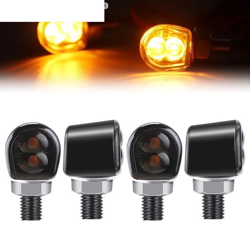 Clignotants LED moto 8mm intermitentes ambre 12V signalisation