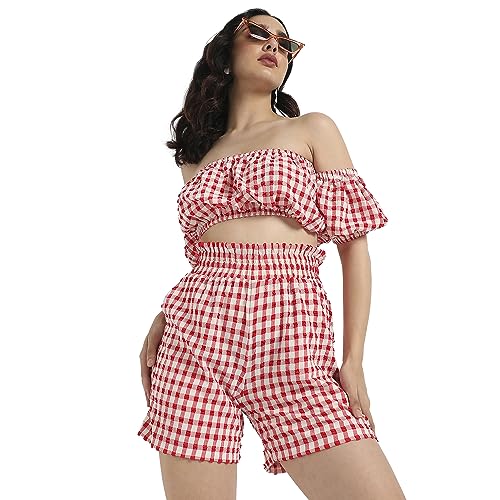 Image of Campus Sutra Polyester Women Pajama Set