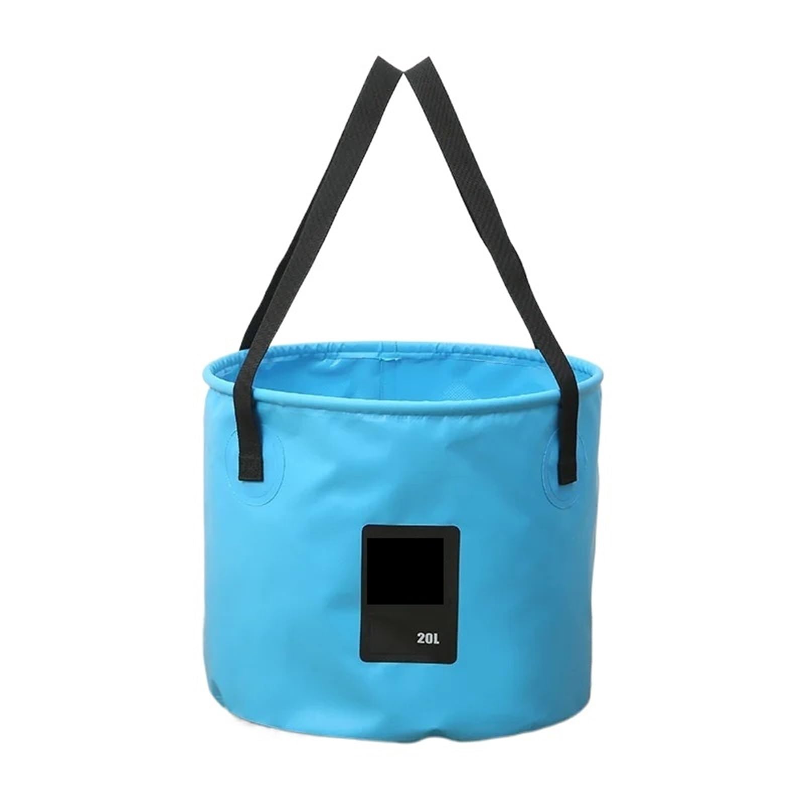 Secchio Da Pesca Pieghevole Grande secchio d'acqua pieghevole - Contenitore portatile for campeggio, pesca, pediluvio e attività all'aperto(Sky blue 10L)