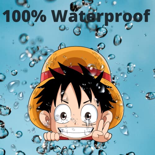 Image of | Cute Anime-Inspired Peeking Character Sticker - Vinyl Decal for Anime Fans, Laptops, and Car Windows - Glossy Waterproof Finish Perfect Manga for Bumper Skateboard Water bottle Car Laptop (Size 4x4)
