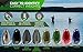 Reaction Tackle Tungsten Flipping Weights Sinkers - 1oz Green Pumpkin