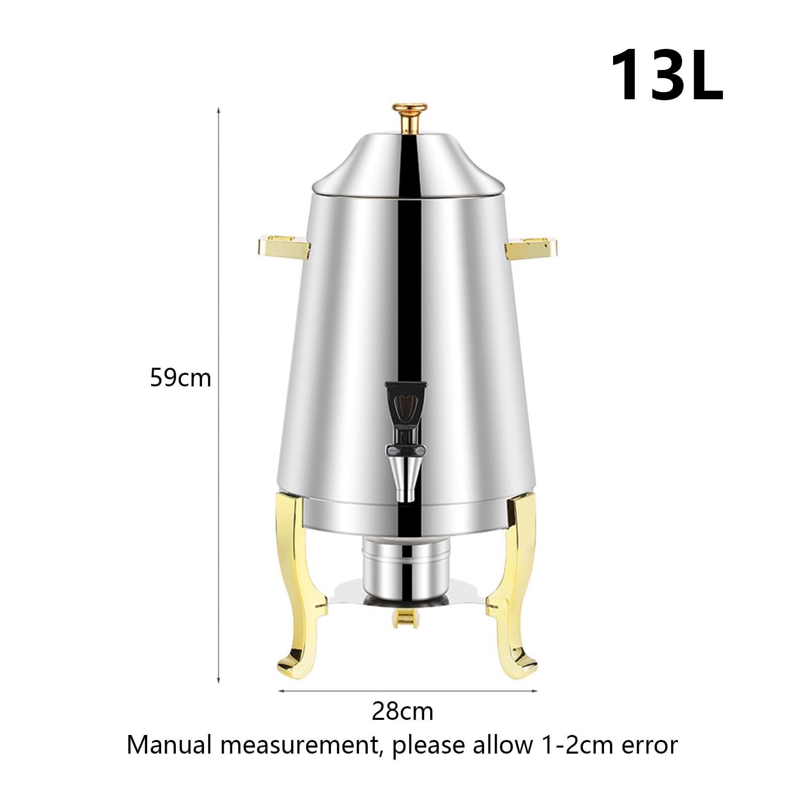 inless - Dispenser per bevande calde da 13 l, per servire caffè e succhi di frutta, per feste, eventi, buffet