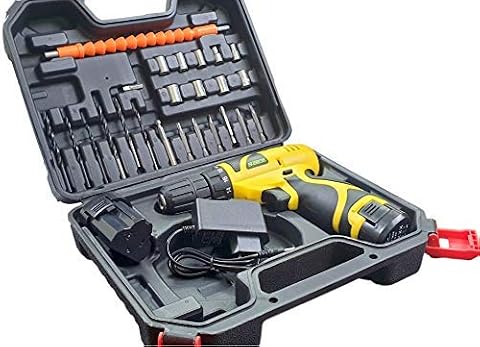 Cheston 12V Cordless Drill Machine Kit with 24 Accessories