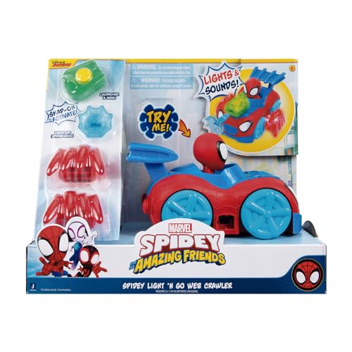 Spidey & His Friends Light & Go coche de Marvel ideal regalo cumpleanos