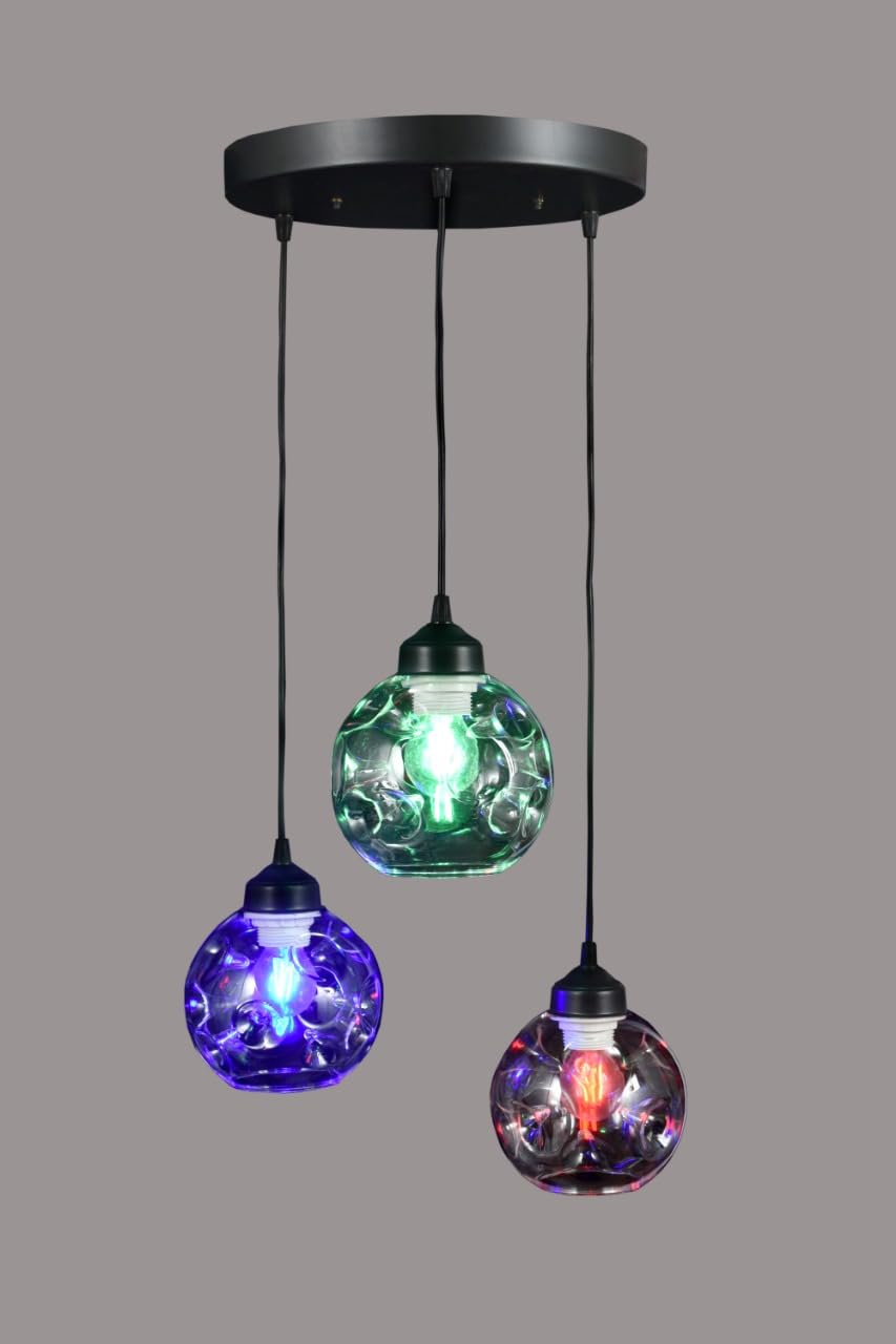 TVIS Eyelid Pendant 3LS E27 BLK