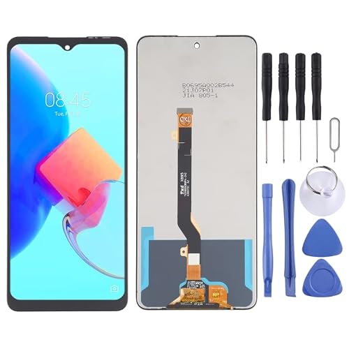 Yunchao �d�b�A�N�Z�T���[ Tecno Spark 8p/Spark 8t Kg6p kg7h��TFT LCD�X�N���[���f�W�^�C�U�[���܂ފ��S�ȃA�Z���u�� �g�ѓd�b�̌���