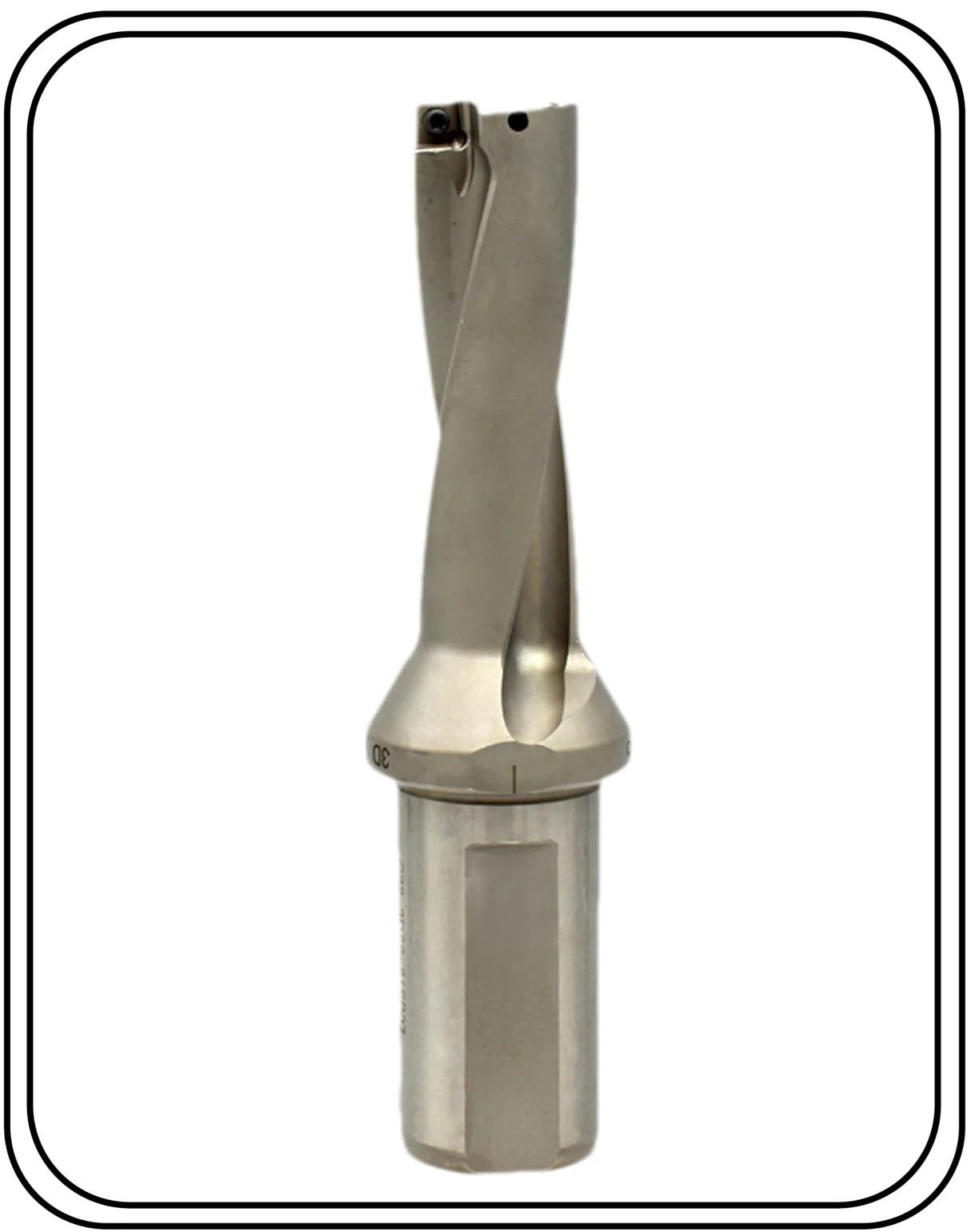 Buyohlic Indexable Insert U Drill 31.5 MM II Weldon Shank II Through Coolant II 10 pcs Carbide Inserts Free (Dia 31.5 mm~3D~32 mm Shank)