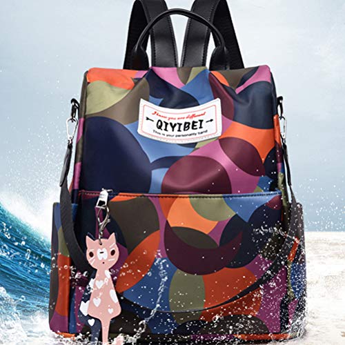Mochila Oxford de tecido à prova d'água, estampa moderna, camuflada, bolsa de viagem, mochila escol