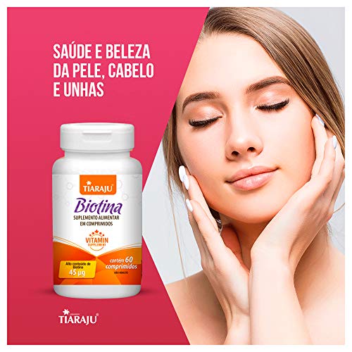 Biotina 45mcg - 3 unidades de 60 Comprimidos - Tiaraju