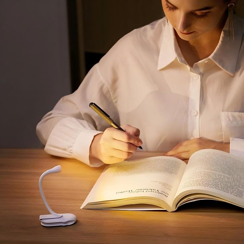 Lámpara de lectura portátil para evitar el cansancio ocular con luz LED regulable 2