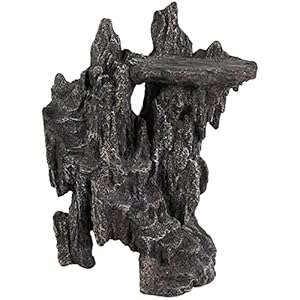 Penn-Plax Reptology Shale Step Ledge Cave Hideout – Aquarium & Terrarium Decoration – for Fish, Reptiles, Amphibians, and Small Animals – Large 2 (REP189)