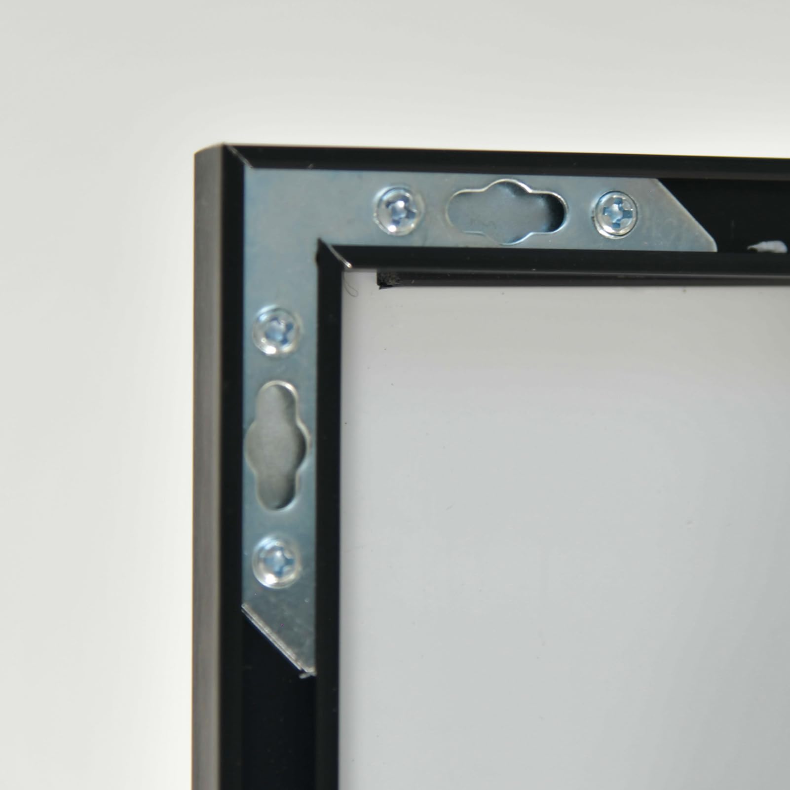 Espejo de Piso rectangular 180 x 80 cm, espejo con base de aleación de aluminio espejo de longitud completa, gran espejo de pared para dormitorio y vestidor (negro, 180 x)