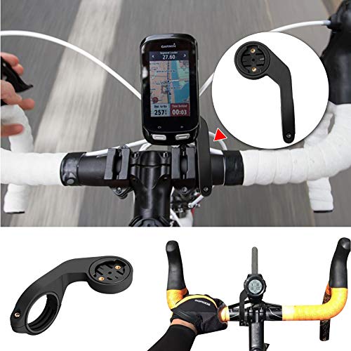 Out-Front Bike Mount Bicycle Extended Mount with Carbon Finish Compatible with Garmin Edge 200, 500, 510, 520, 800, 810, 530, 830 and Other Garmin Models