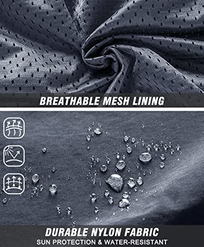 Louechy Men's Travel Vest Multi Pockets Utility Vest Lightweight Sleeveless Jacket For Hiking Fishing Golf 3896-4/Grey-L #TOP4