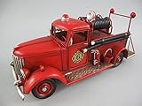 Feuerwehrauto Feuerwehrwagen Oldtimer Nostlgie / Deko Retro L.30xH.14xB.12cm