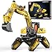 Produktbild Mould King Technik Bagger Bausatz, 17076 Bauspielzeug Bagger-Modell, 840Teile STEM Konstruktions-Baukasten für Erwachsene, Spielzeugbagger für 14+ Jugendliche