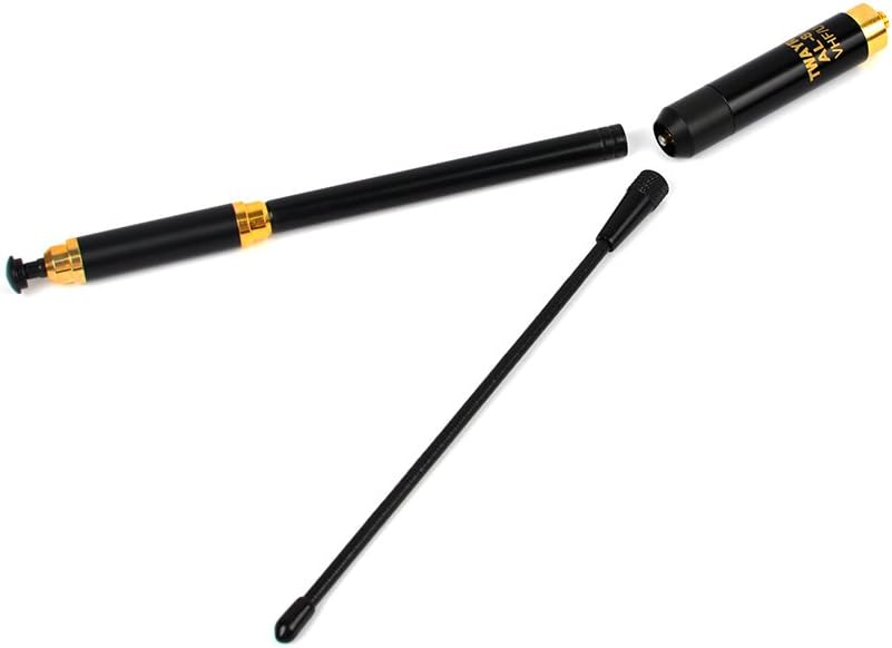 TWAYRDO AL-800 VHF/UHF 2m 70cm Walkie Talkie SMA-Female Extendable Antenna Dismountable 33.5-inch for Baofeng BF-UV5R BF-888s PUXING WOXUN Kenwood TK-360 TK-370 Two Way Radio : Electronics