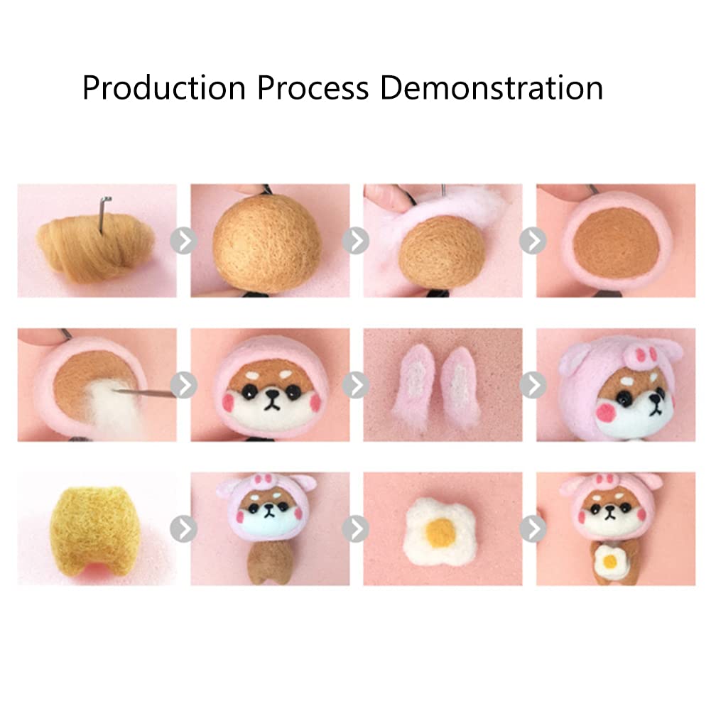 100 Aghi Per Infeltrimento Lana - Set Fai Da Te Con 3 Misure Per Feltro A Secco, Kit Artigianale