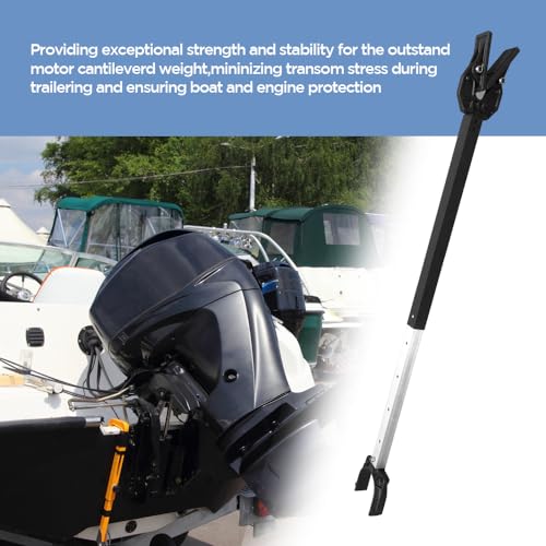 Image of Boat Transom Saver Adjustable Shock Absorbing Boat Transom Saver with Composite Head Ideal for Holds Engine, Roller and Trailer Mounts