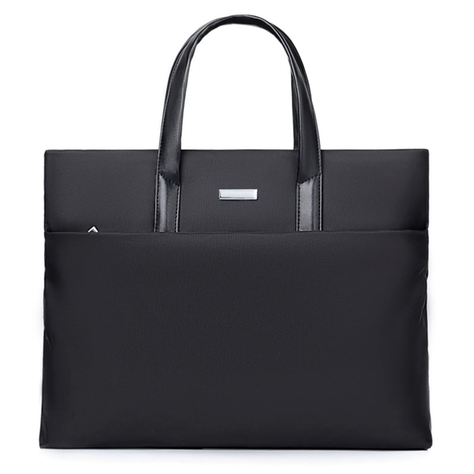 Briefcase Briefcase Men Business Bag Big Capacity Handbag Classic Solid Color MenBag Work Bag For Documents-image-12
