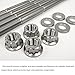 GOLKNHA Cylinder Head Studs Stud Kit Heavy Duty Titanium Alloy for Quadsport Z400 LTZ400, DRZ400, KFX400 OEM# 4I-TIHD 80-82650 09103-10276