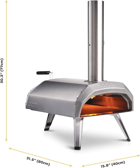 Ooni Karu 12 Multi-Fuel Outdoor Pizza Oven Portable Wood Fired and Gas Pizza Oven Backyard Pizza Maker by Ooni Pizza Ovens