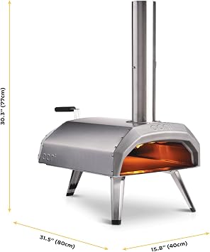 Ooni Karu 12 Multi-Fuel Outdoor Pizza Oven Portable Wood Fired and Gas Pizza Oven Backyard Pizza Maker by Ooni Pizza Ovens