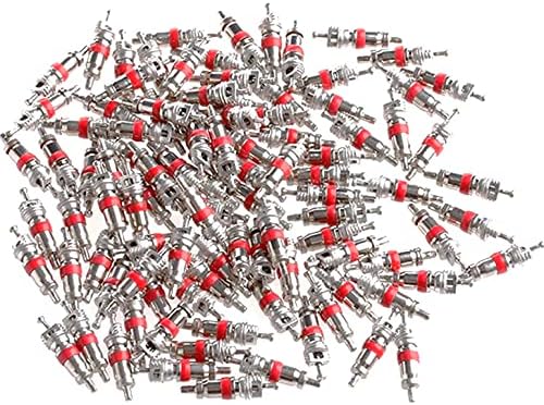 QISF 200 núcleos de válvula de neumáticos de alta calidad, repuesto de pieza de núcleo de vástago de válvula, universal para la mayoría de