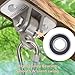 Butizone Heavy Duty Swing Hangers 304 Stainless Steel for Wooden Sets, Swing Hooks Screws Bolts with Snap Hooks for Playground, Porch, Swing Seat, Indoor Outdoor, Set of 4