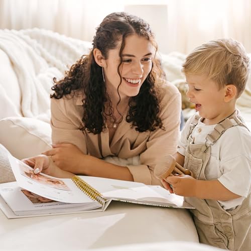 SweetyFox - mein erstes jahr babyalbum - Die ersten 5 Jahre - 124 Seiten und 100 Sticker - Babytagebuch - Erinnerungsbuch Babybuch