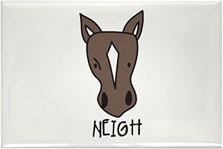 CafePress NEIGH Magnets Rectangle Magnet, 2"x3" Refrigerator Magnet (10 pack)