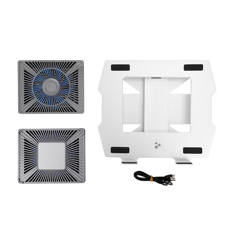 Base enfriadora para laptop metal ajustable miniatura 6