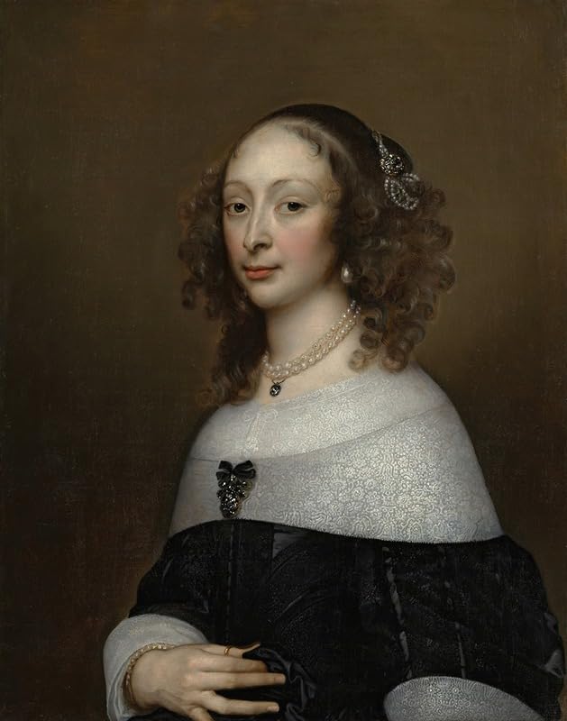 Portret kobiety (ok. 1653) plakat wydruk autorstwa Adriaen Hanneman (24 x 36)