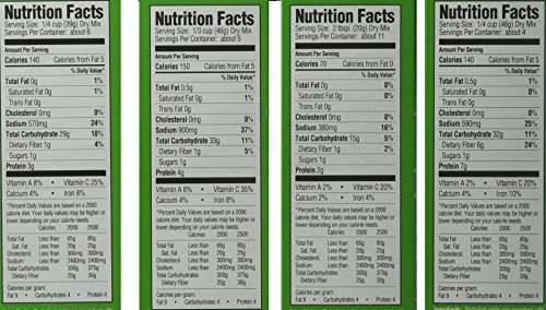 Tony Chachere Rice Dinner Mix, Variety Pack, 4 Count #TOP3