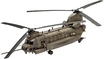 Revell RV63876 Model Set MH-47 Chinook kit, Unlackiert