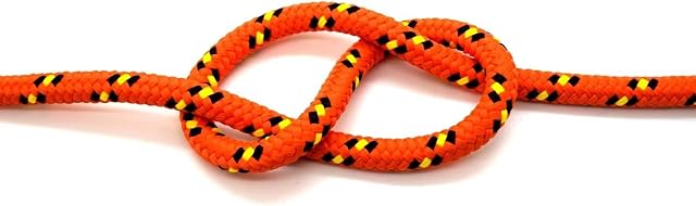 12mm Poly Braided Rope Polypropylene Cord Boat Yacht Dock Line Camping Orange (1m)